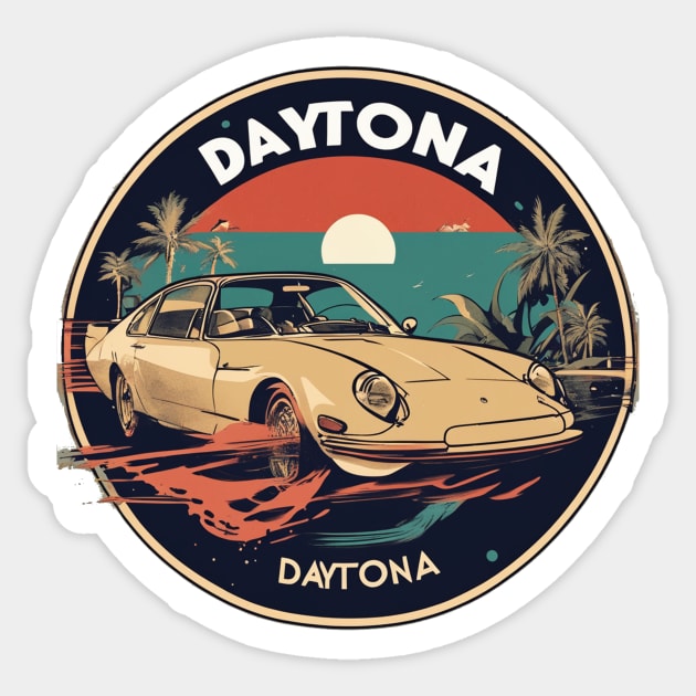 Daytona Sticker by PlushFutura